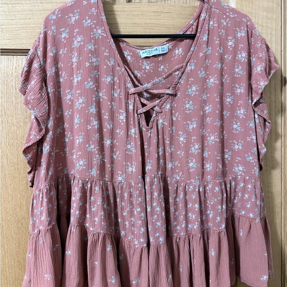 Women's Floral Top - Pink